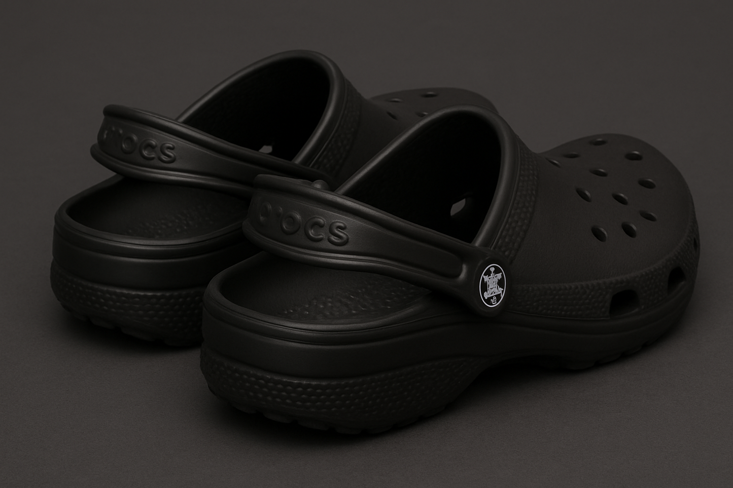 Classic Black Crocs
